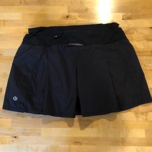 Lululemon black running skirt!